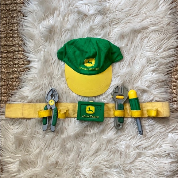 John Deere Other - John Deere deluxe talking tool belt tools hat toy